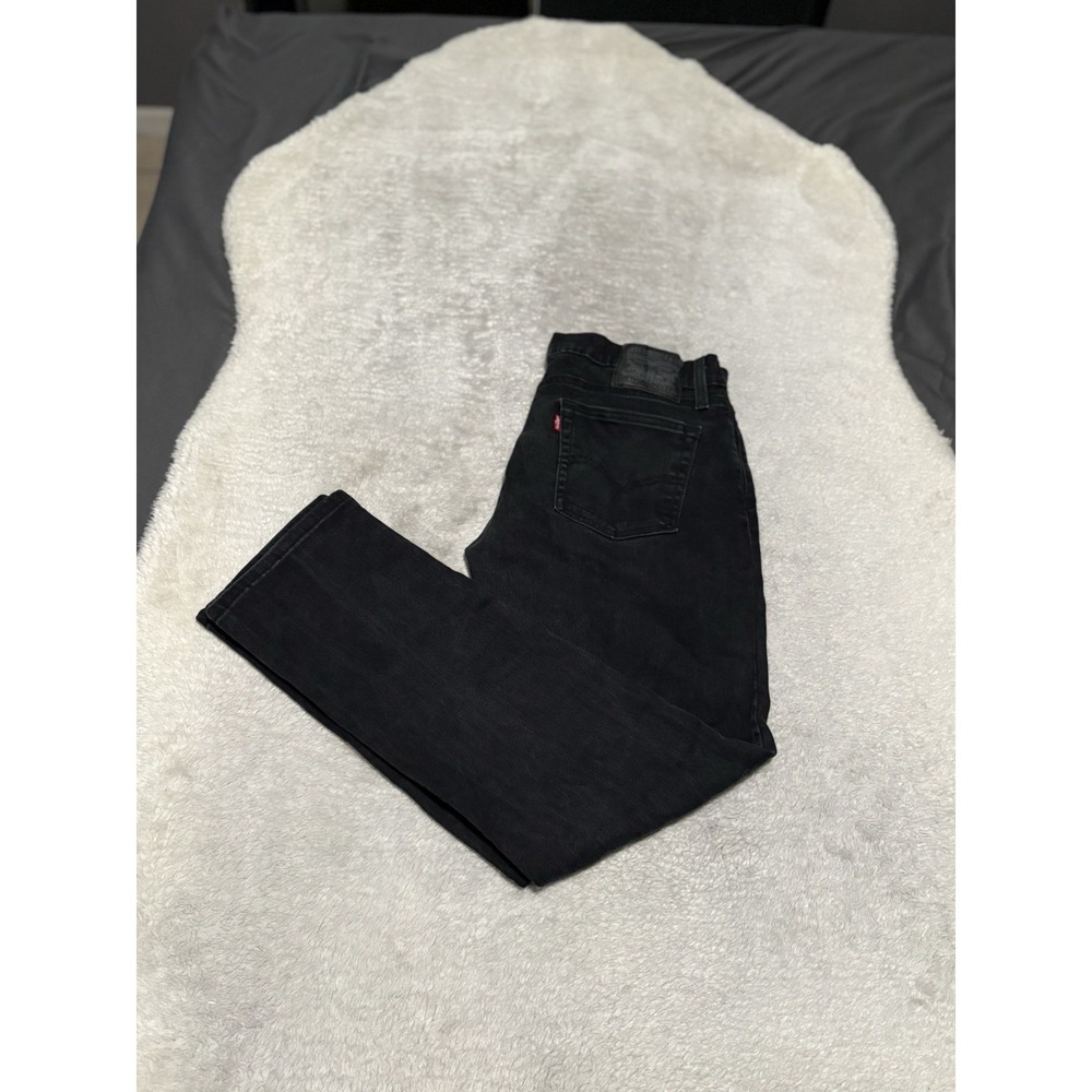 Levis 511 Mens Black Slim Denim Jeans Size 33x30 Pants Stretch
